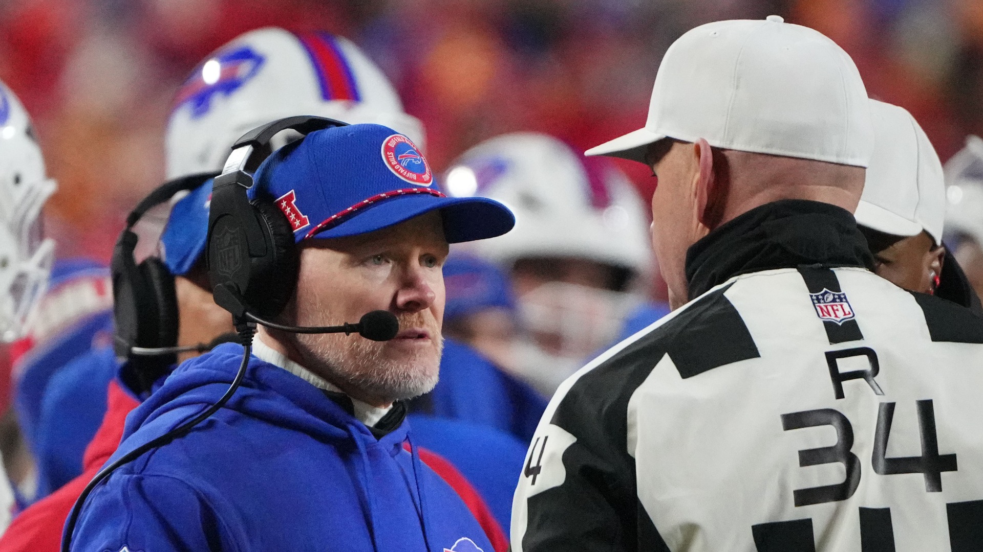 Buffalo Bills head coach Sean McDermott