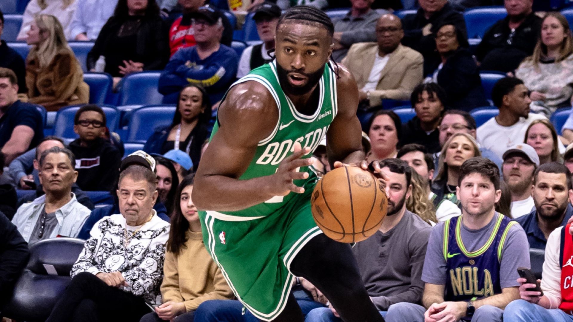 Boston Celtics forward Jaylen Brown