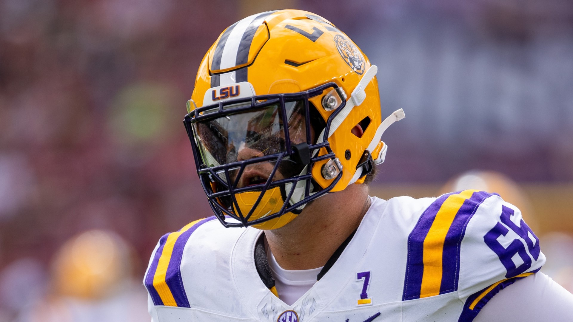 NFL draft prospect Will Campbell