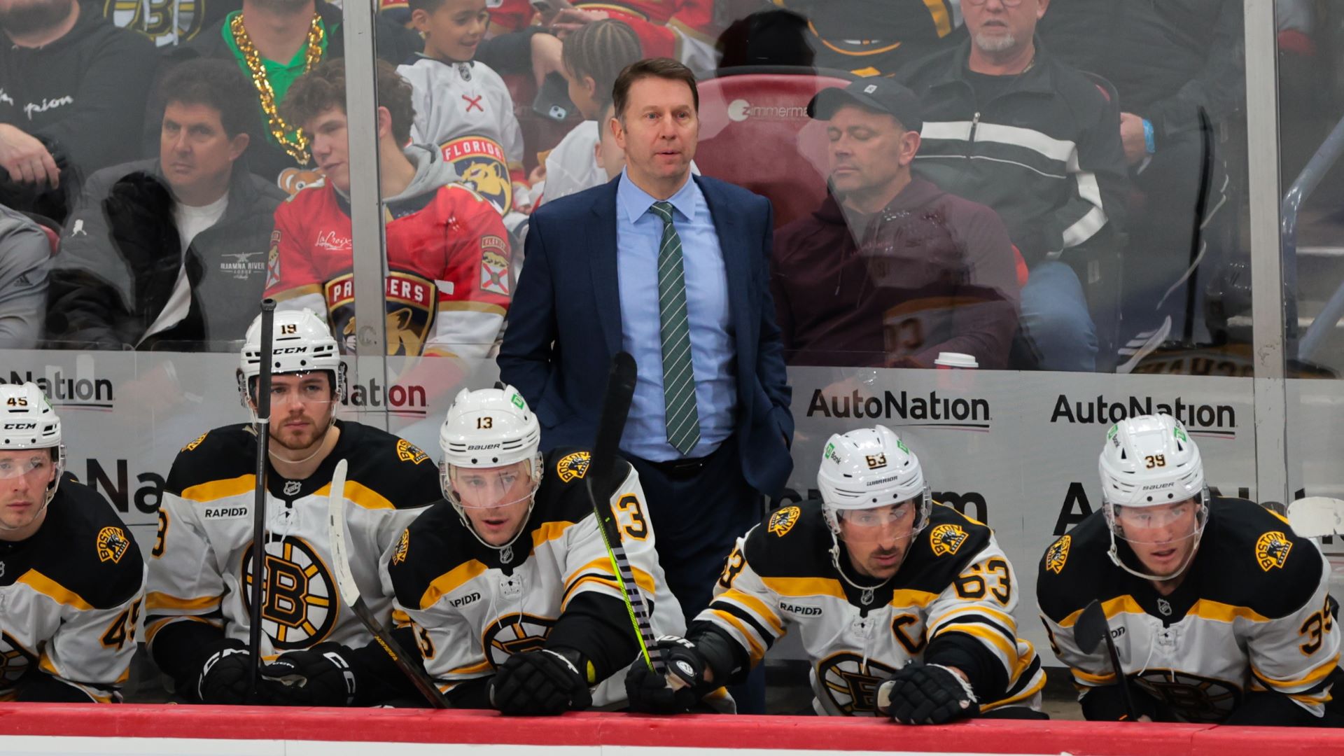 Boston Bruins interim head coach Joe Sacco