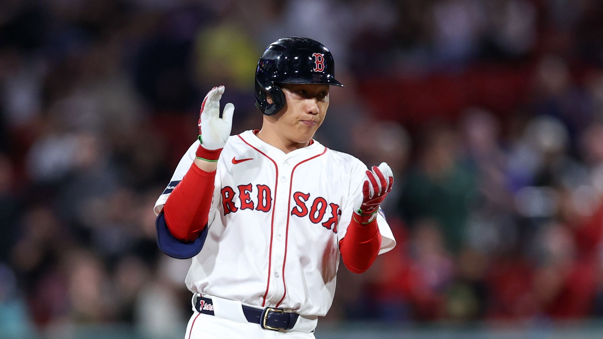 Boston Red Sox designated hitter Masataka Yoshida