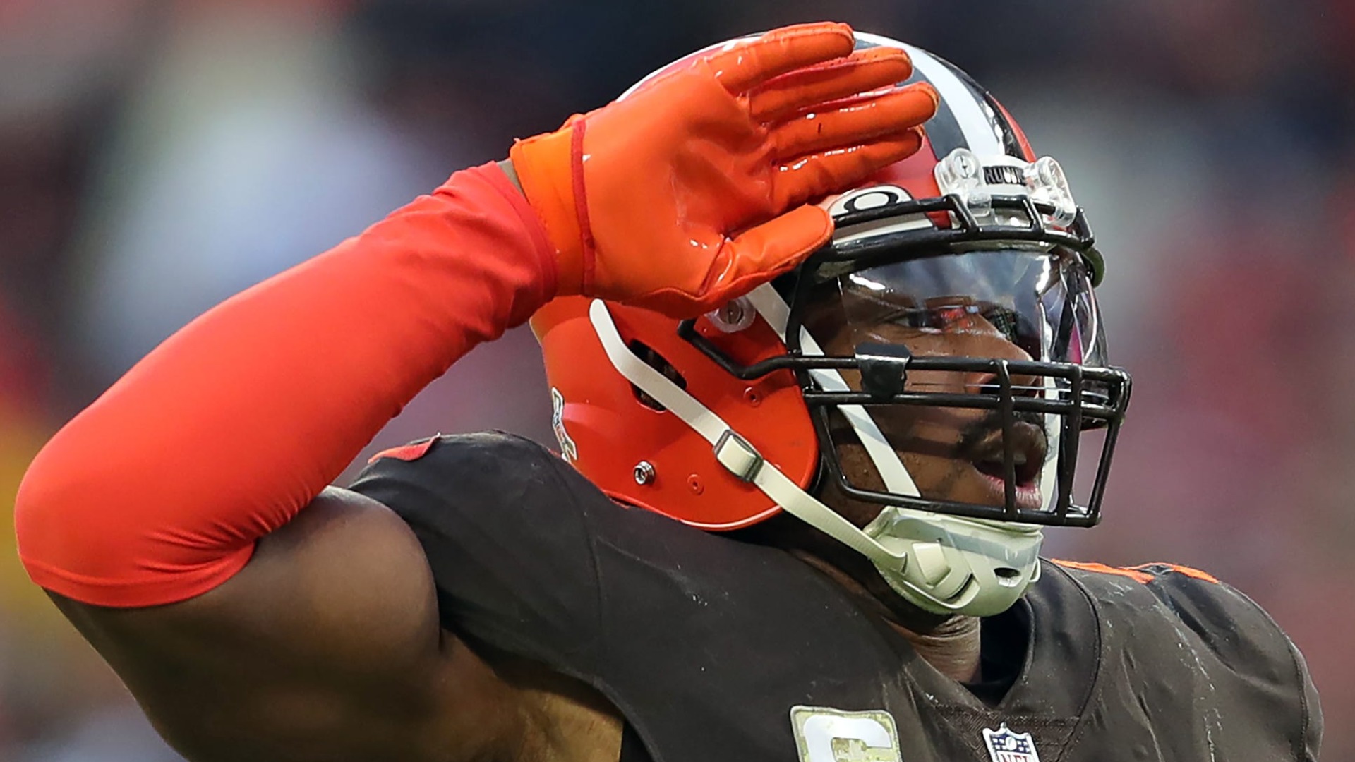 Cleveland Browns defensive end Myles Garrett