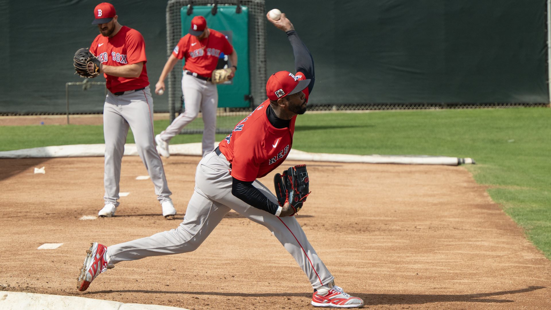 Boston Red Sox pitcher Aroldis Chapman