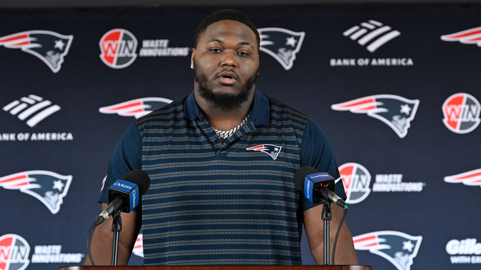 New England Patriots defensive tackle Milton Williams