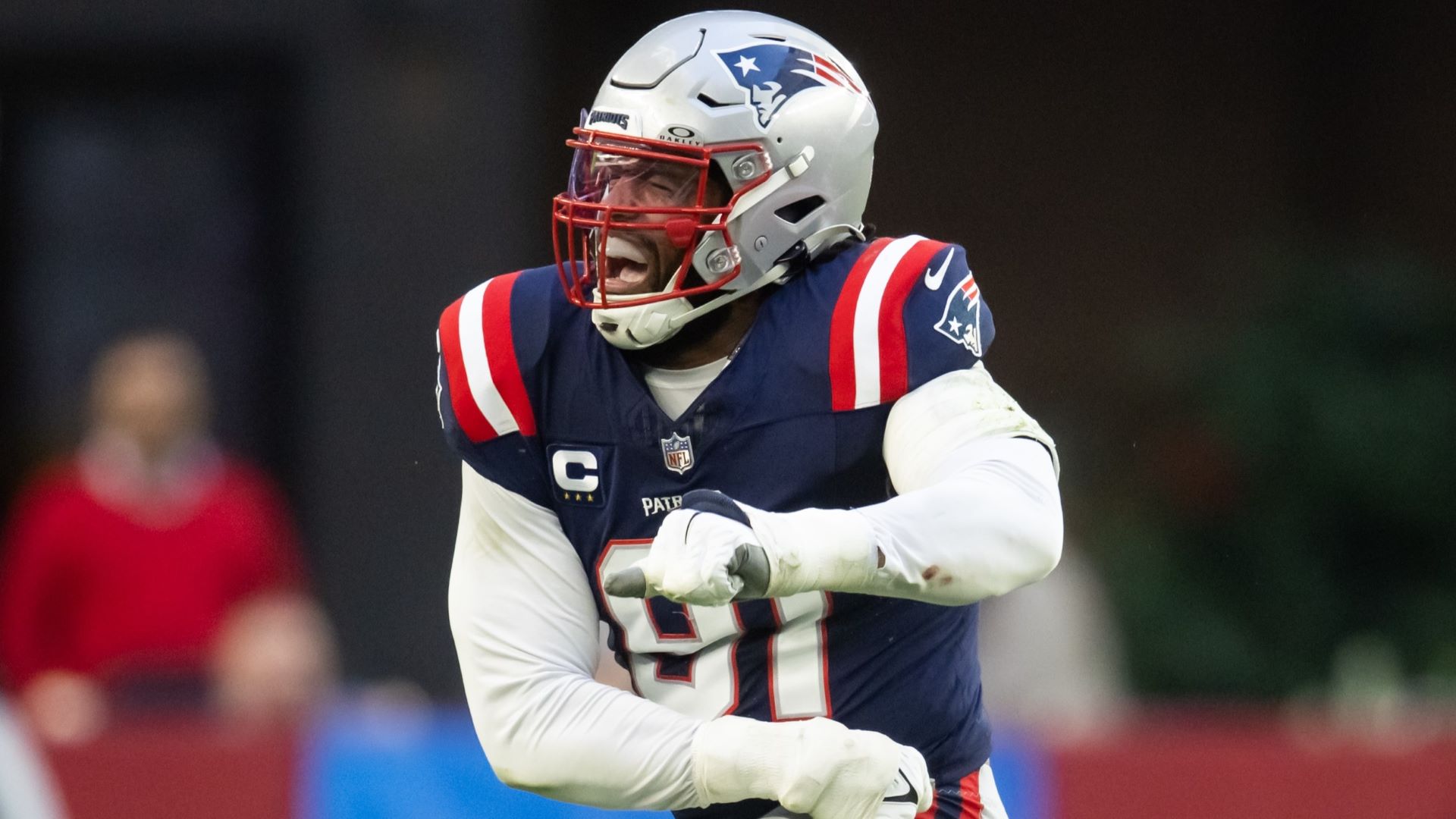 New England Patriots defensive end Deatrich Wise Jr.