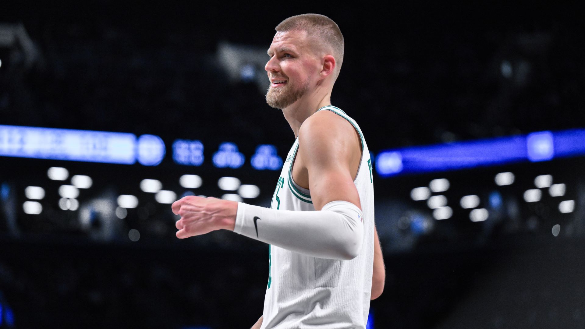 Boston Celtics center Kristaps Porzingis