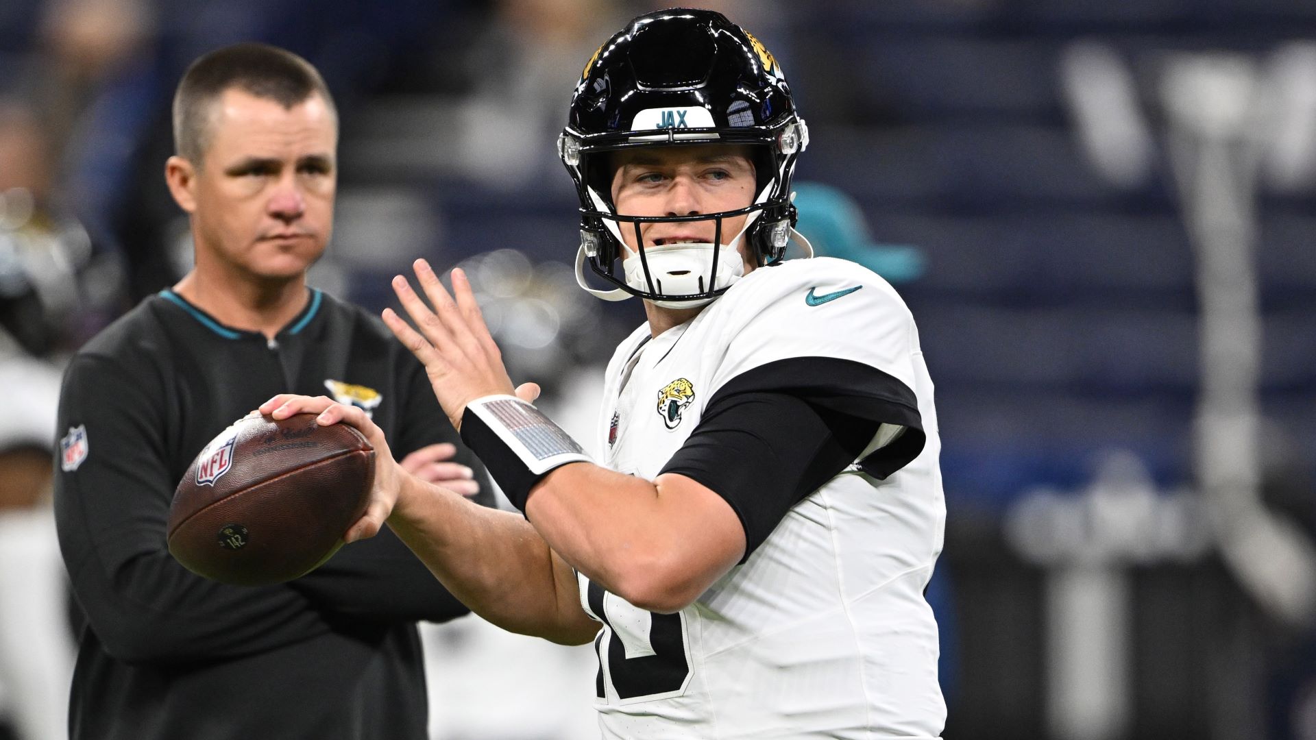 Jacksonville Jaguars quarterback Mac Jones